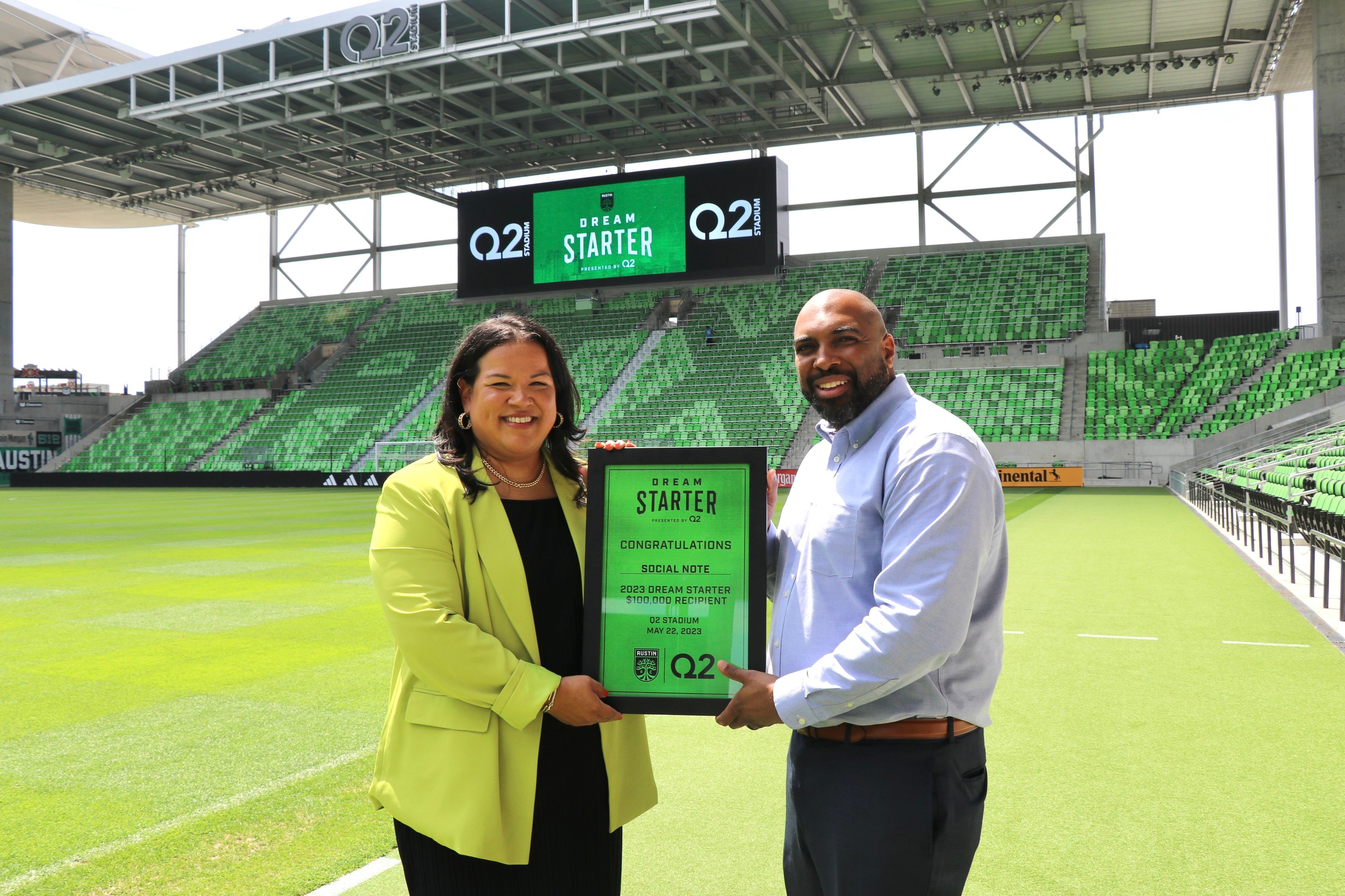 SocialNote Announced as 2023 Austin FC Dream Starter Competition Winner